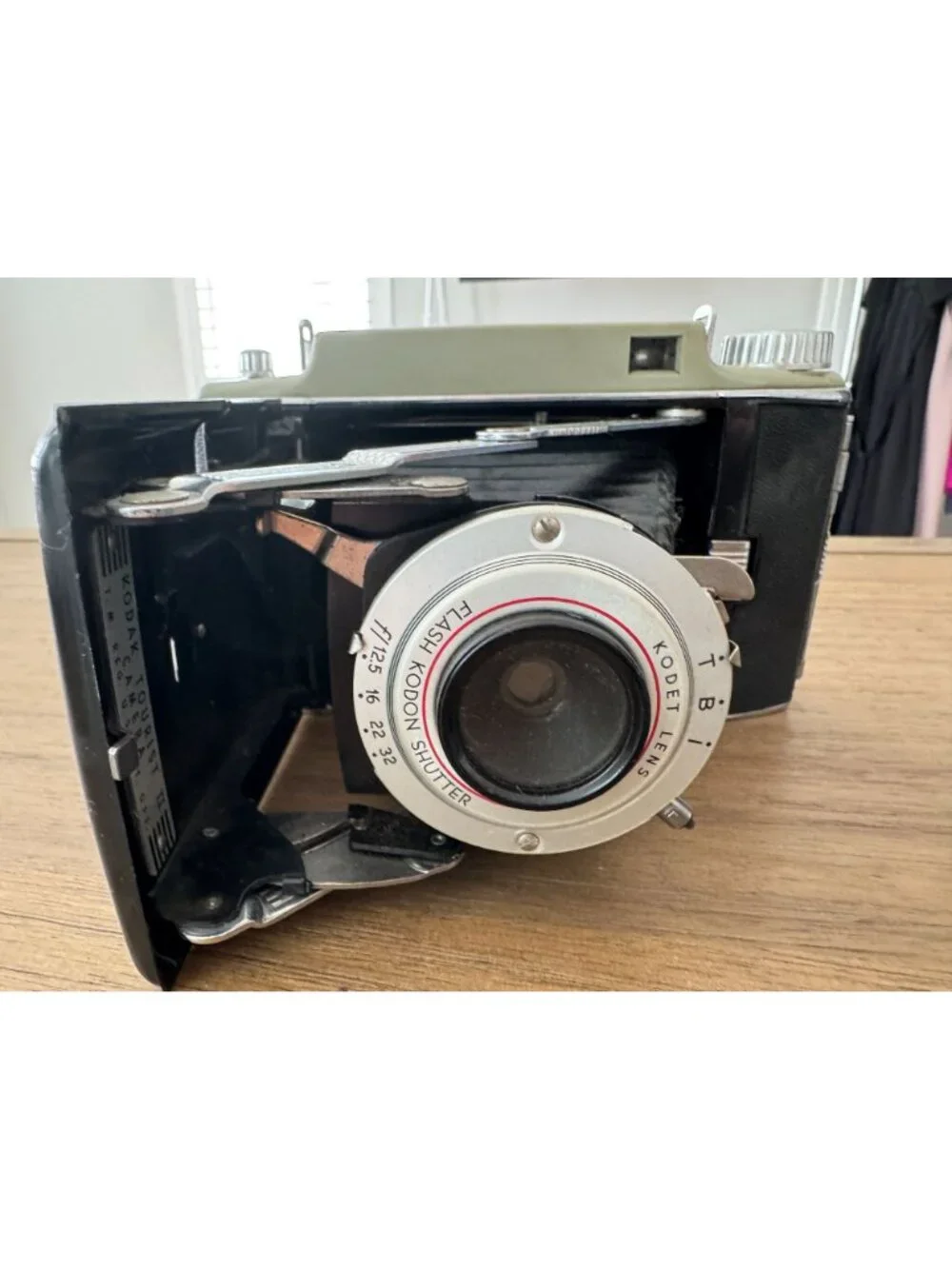 Vintage Kodak Tourist II Folding Medium Format Film Camera 1950s Display Prop